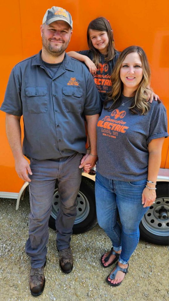 Jared Ramsden and his family